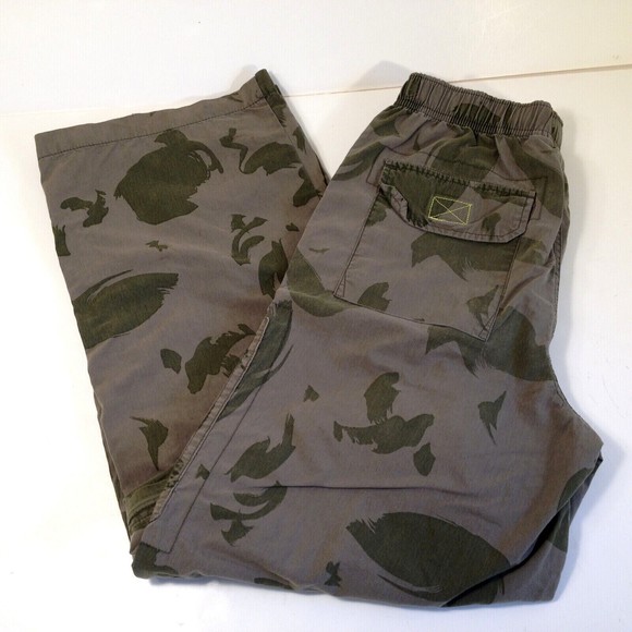Mossimo Cargo Supply Camo Pants Elastic Waist 25-28 / 26  Converts to Shorts - Picture 9 of 10